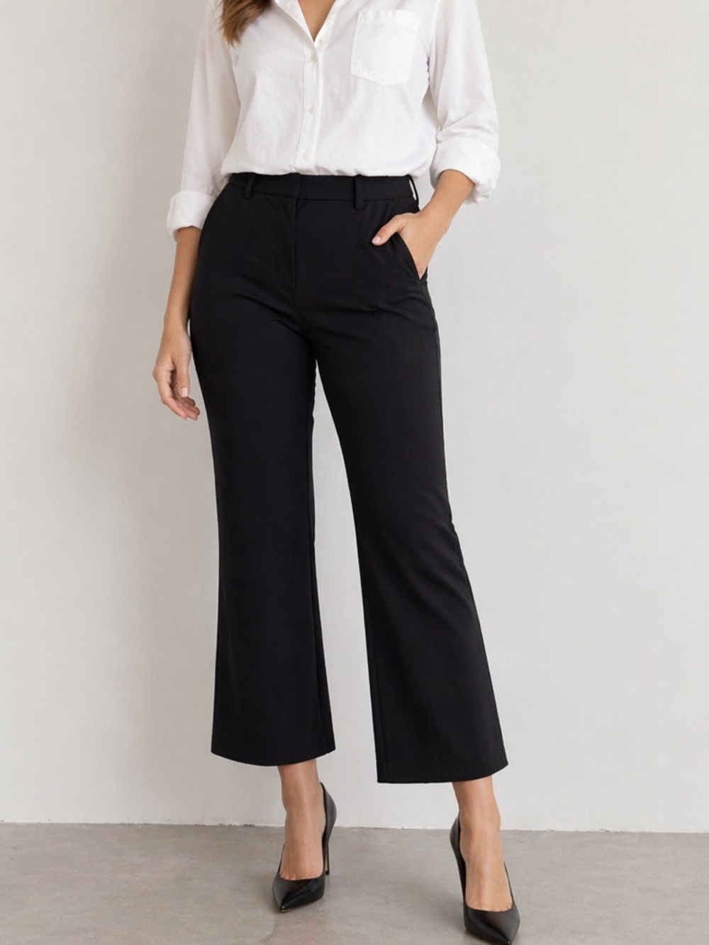 New Theory High Waist Precision Ponte Black Pants Size 6